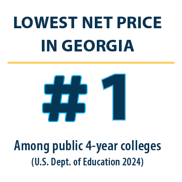 Ranking graphics. Lowest net price in Georgia.
